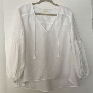 Anthropologie Linen Top